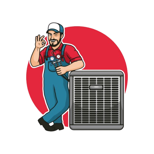 HVAC technician stock photo